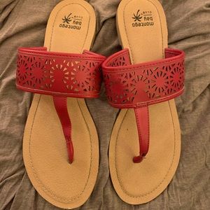 Slide on sandals